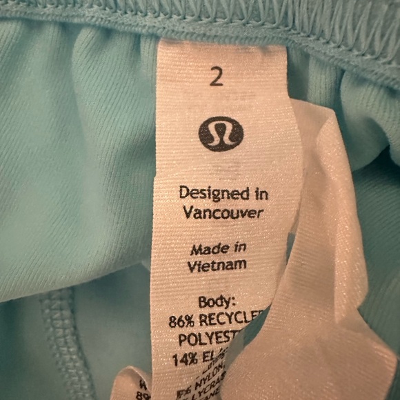 Lululemon Sky Blue Tennis Skirt - Picture 3 of 5